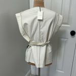 Isabel Marant  Belted Cream Cotton Vest Photo 3