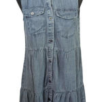 Velvet Heart Sleeveless Tiered Denim Tencel Dress M Photo 0