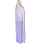 Vanity Fair  vintage nightgown sleeveless with lace bow top Length 51”, bust 22” Photo 3