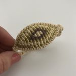 Free People NWT Handmade Woven Bracelet green shimmer Photo 1