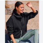 Varley Barton Turtleneck Sweatshirt Pullover In Black Cinch Waist Women’s Large Photo 12