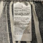 Banana Republic  Striped Linen Blend Cropped Wide Leg Pants Womens Size Large Photo 9