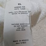 Green Envelope LA White Seersucker Tiered Ruffle Sleeve Midi Dress – XL Photo 2