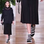 Valentino Garavani Valentino feather-embellished leather high-top sneakers size IT 35.5 US 5.5 Photo 2