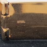 Fossil  Gold Tone Turn Lock Steel Bangle 2.5" Bracelet JF00102710 Accessories Photo 2