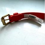 Rebecca Minkoff  Genuine Leather‎ Belt - Size M - Coral/Antique Brass - NWT Photo 6