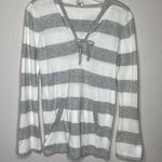 Michael Stars ‎ Striped Hoodie Sweater Photo 5