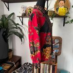 Talbots Vintage 90’s  Petites Equestrian Baroque Print Silk Button-Up Shirt Photo 4