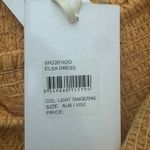 NWT Significant Other Elsa Dress Womens 2 Orange Eyelet Puff Sleeve Smocked Boho Photo 8