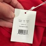 ANDIE Swim Augusta Jacket Ribbed Coverup Flame Red size M NWT Photo 5