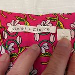 Violet+Claire 71 Violet and Clare Pink Orange Floral Flowy Tank Size Large Photo 5