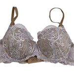 Thirdlove Lace Balconette Bra Lined Cup Underwire Adjustable Strap sz 32D Photo 0