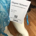 Elegant moments lingerie for woman Blue Size 1X Photo 5