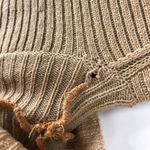 RE/DONE Womens 60s Turtleneck Sweater Ribbed Knit Pullover Long Sleeve Brown S Photo 3