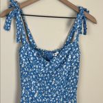 Reformation  Blue Floral Nikita Dress in Marie - 0 Photo 3