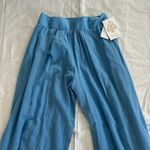 Becca Copy /  Gauzy Smocked Waist Pants, Swim coverup, Coastline, Medium, NWT Photo 2