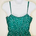 Sandy & Sid  Polka Dot Jumpsuit Spaghetti Strap Green White M Photo 5