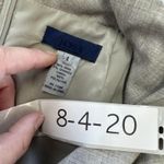 J Crew Shirt Womens 4 Gray Cowl Neck Wool Blend Lined Back Zip Office Career Photo 2