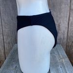 J.Crew New Black Ribbed High Rise Swim Bottom Style BE808 New With Tags Women's S Photo 3