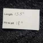 American Eagle  Outfitters Black Cropped Oversized Crew Neck Sweater Size Small Photo 6