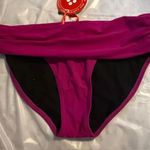 Red Carter Womens XS  Magenta Swim Bikini Bottom Extra Small NWT Photo 0