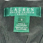 Lauren‎ Ralph Lauren Classy Black White Trim Dress Size 8 Photo 3