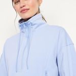 Old Navy  Women's Sky Blue Half-Zip Hoodie Photo 8