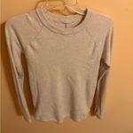 Lululemon Sit in Lotus Sweater in Heathered Light Ivory Photo 3