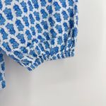 Vineyard Vines Vineyard‎ Vines Island Ocean Breeze Seastitch Block Print Popover Blue Blouse XS Photo 1