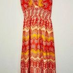 she's cool  Multicolored Patterned Adjustable Strap Maxi Dress Photo 0