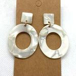 White Drop Boho Fashion Earrings Photo 0