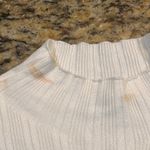 Abercrombie & Fitch Womens XL Body Suit Ivory Long Sleeve Ribbed Cotton Photo 3