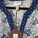 Knox Rose NWT Blue Floral Print Sleeveless Mini Dress Sz XS Boho Cottagecore Photo 4