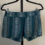 prAna  Printed Pull On Shorts Size Large Photo 0