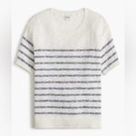 J.Crew Striped short-sleeve relaxed beach sweater Size Small Photo 1