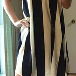 Luxe Striped Navy And White Dress Photo 0