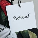 Profound • NWT Black Floral Puffer Jacket Coat Size XL Photo 5