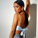 Motel Rocks Light Blue Zashe Cami Crop Top Photo 2