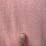 J.Crew Slub 100% Cotton Coral Crewneck Women’s Tee, Sz Large Photo 11