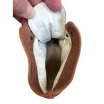 Tano Italian Made Womens Brown Leather Lace Photo 9