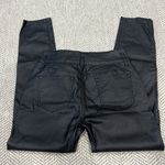 ECUPPER Womens Faux Leather High Waist Stretch Push Up Pants Black Size 26 Photo 3