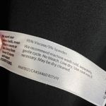 Eileen Fisher  Jersey Knit Tunic‎ Top 3/4 Sleeve Stretchy Black Sharkbite Hem PM Photo 7