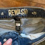 REWASH Denim Distressed Shorts Photo 2