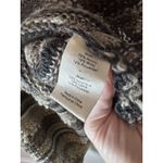 L'Agence  Harriet Blouson Sleeve Wool Blend Cardigan Brown Mulit Stripe M $360 Photo 8