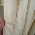 Vintage Miss Elaine Pastel Yellow Floral Embroidered Nightgown Robe Nylon Medium Photo 13