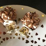 Steve Madden  Reversible Gold Roses & Rhinestone Photo 0