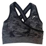 Gymshark  Black Camo Sports Bra Small Photo 0
