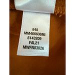 Melrose and Market Solid Button Collared Shacket Women’s Size XXS Rust Leather Photo 7