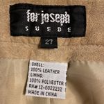Joseph For  Suede Leather Pants size 27 inseam 25” excellent condition Photo 6