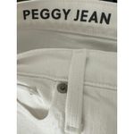 J.Crew Peggy High-Rise White Cotton Blend Denim Tapered Jeans Women's Size 32 Photo 5